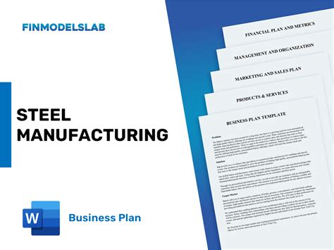 metal fabrication business plan template|steel business plan template.